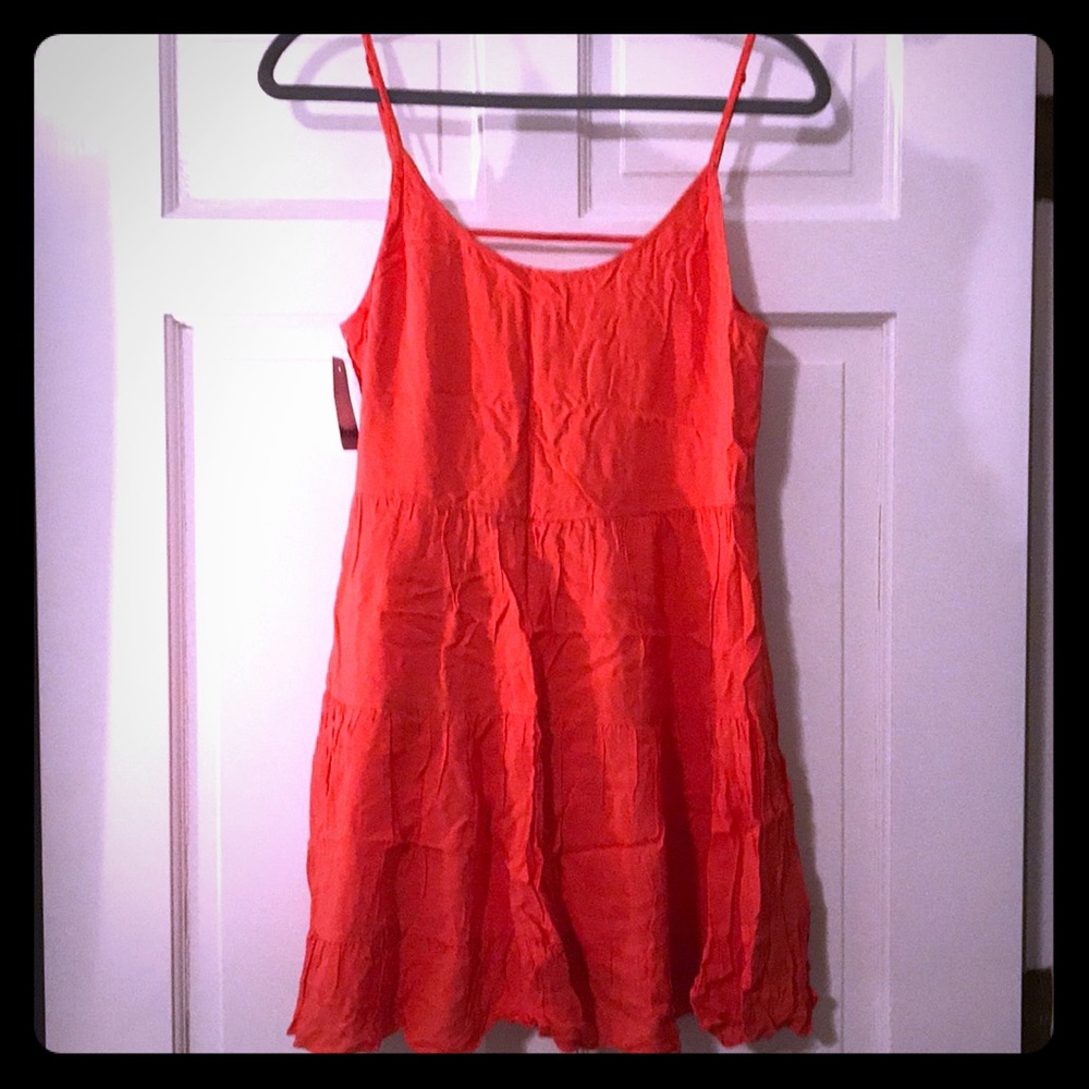 NWT Aritzia coral mini dress